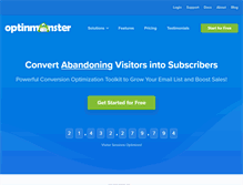 Tablet Screenshot of optinmonster.com
